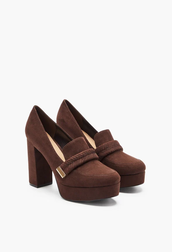 Adele Braided Loafer Platform Pump - Image 2