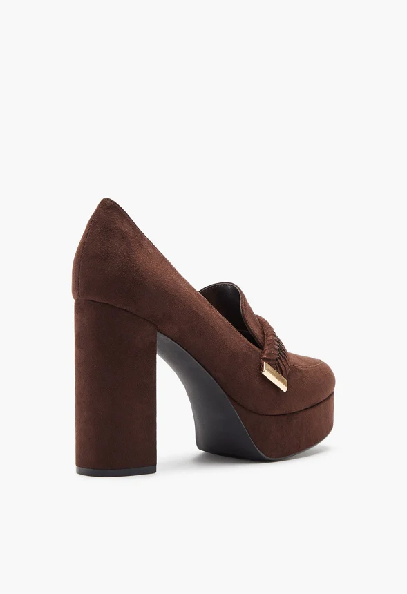 Adele Braided Loafer Platform Pump - Image 3