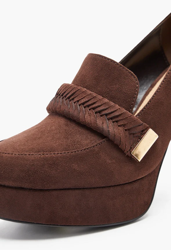 Adele Braided Loafer Platform Pump - Image 4