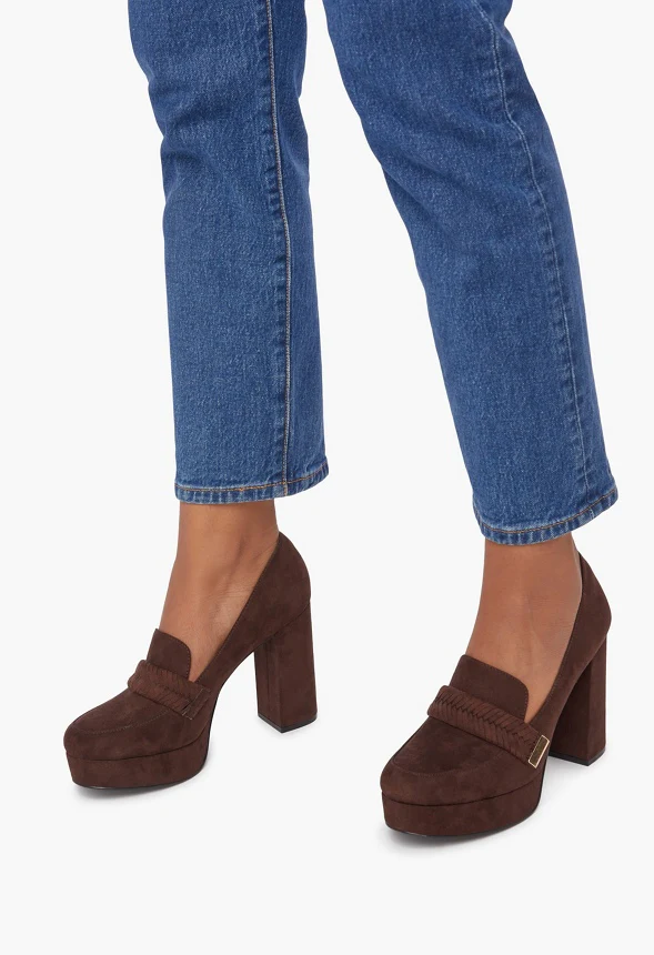 Adele Braided Loafer Platform Pump - Image 5