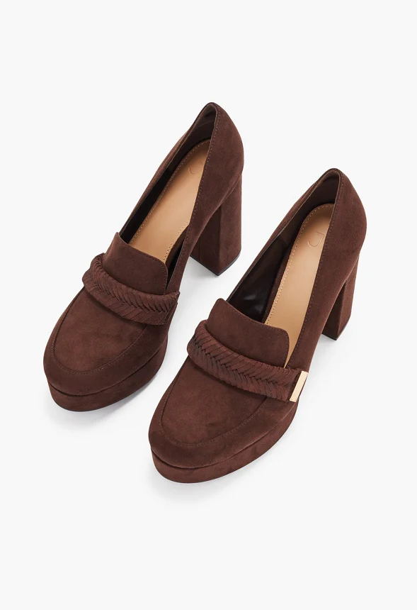 Adele Braided Loafer Platform Pump - Image 6