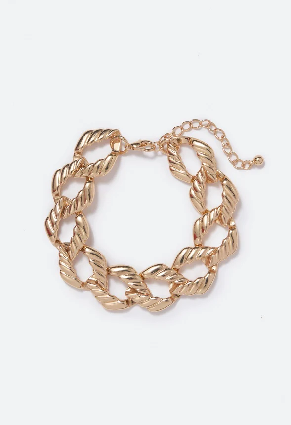 Alani Hetched Chain Bracelet - Image 2