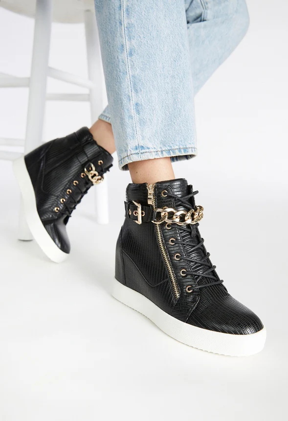 Aleale High Top Wedge Sneaker - Image 2