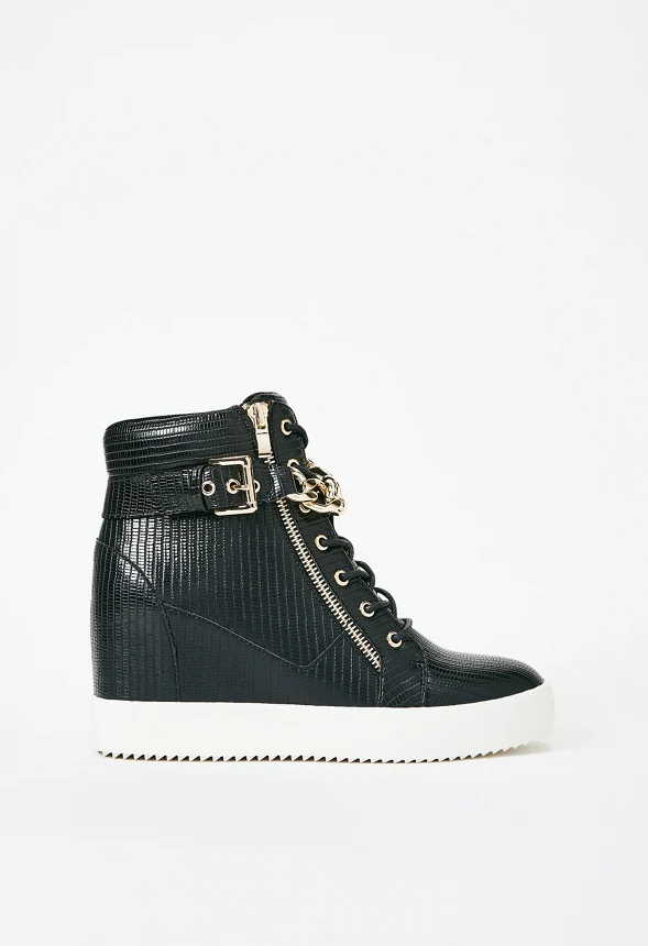 Aleale High Top Wedge Sneaker - Image 4