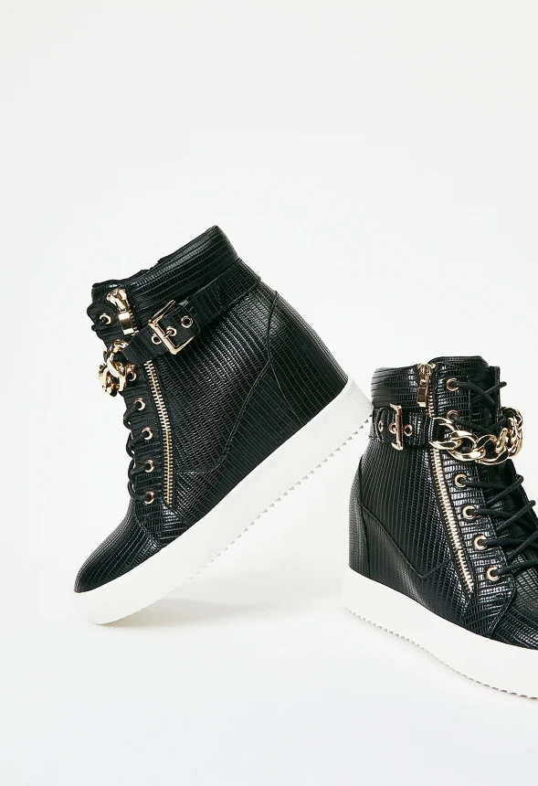 Aleale High Top Wedge Sneaker - Image 6