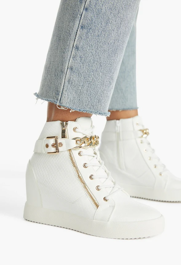 Aleale High Top Wedge Sneaker - Image 6