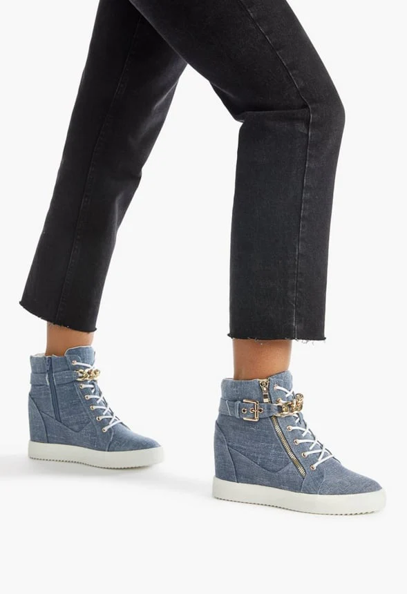 Aleale High Top Wedge Sneaker - Image 6