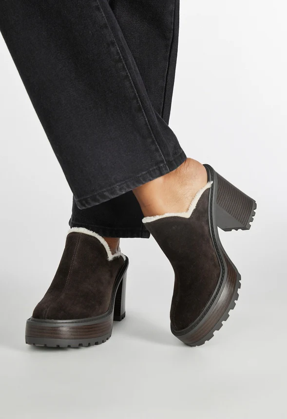 Alec Block Heeled Mule - Image 9