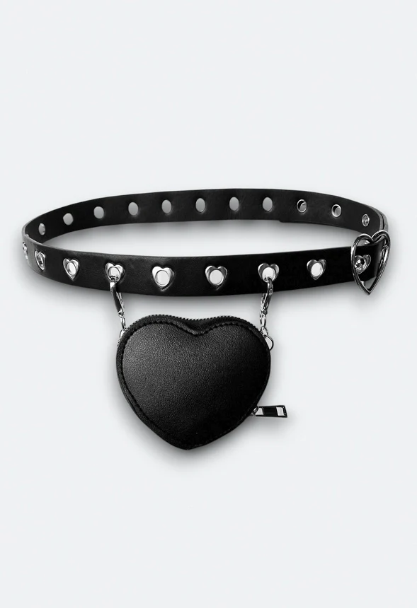 Alena Heart Buckle Purse Belt - Image 2