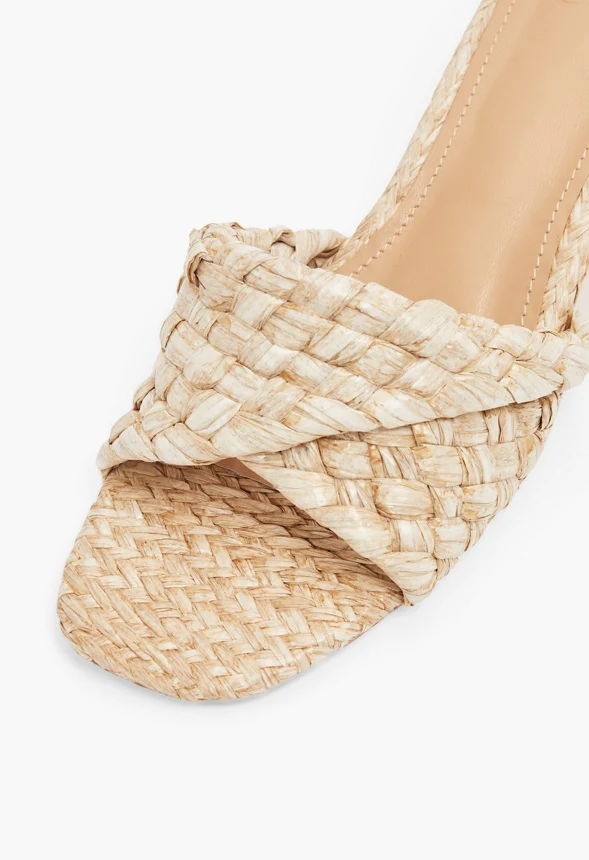 Alicia Jute Heeled Sandal - Image 2