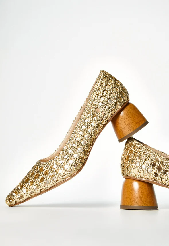 Allura Woven Pump - Image 5