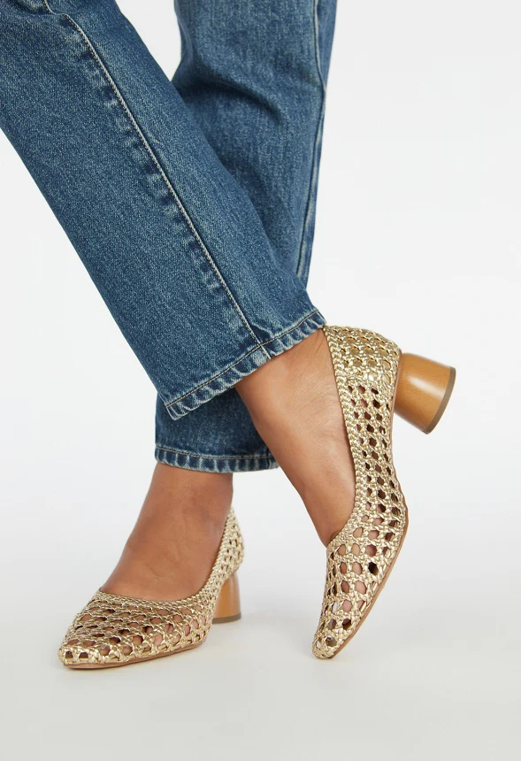 Allura Woven Pump - Image 7
