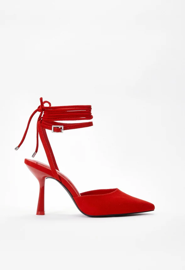 Amalia Ankle Wrap Pump - Image 3