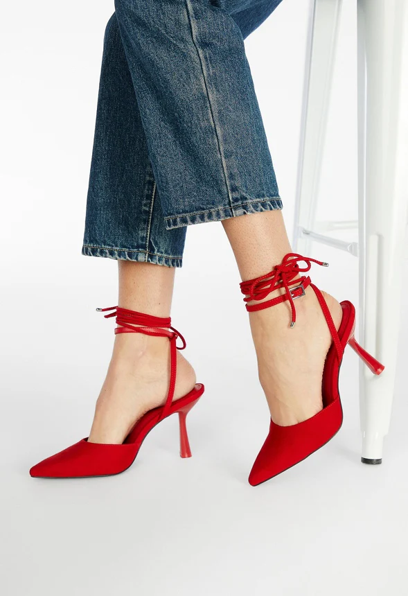 Amalia Ankle Wrap Pump - Image 7