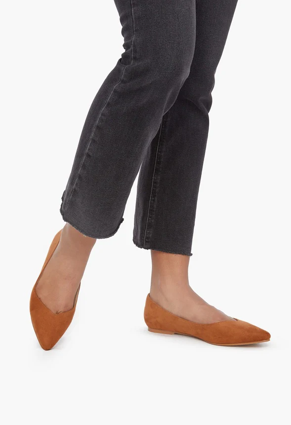 Amanda Pointed Toe Flat - Image 5