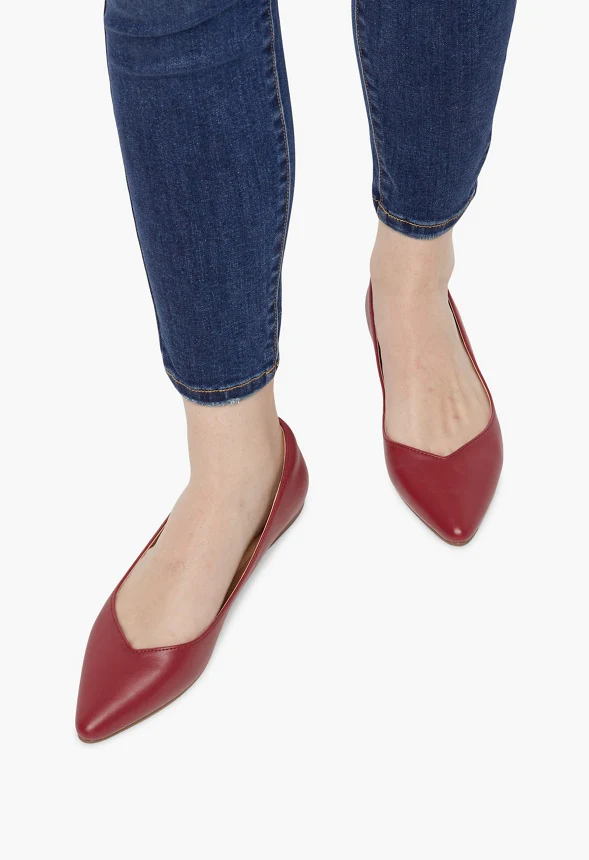 Amanda Pointed Toe Flat - Image 5