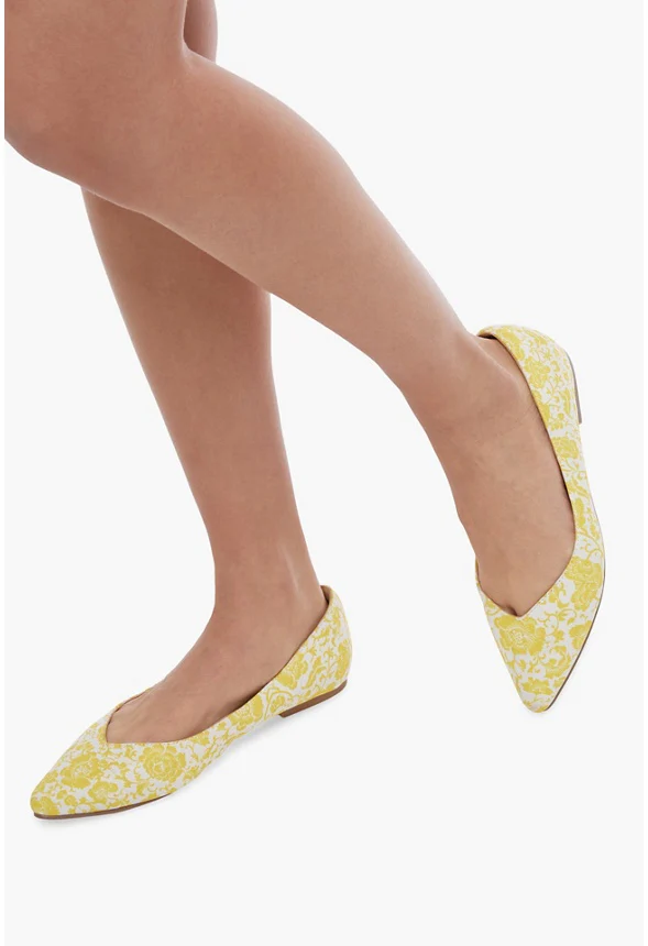 Amanda Pointed Toe Flat - Image 5