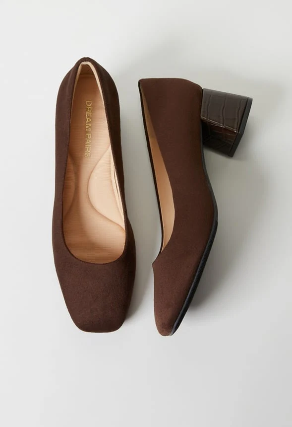 Amara Block Heeled Pump - Image 6