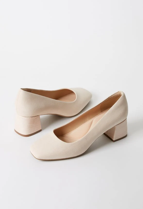 Amara Block Heeled Pump - Image 6