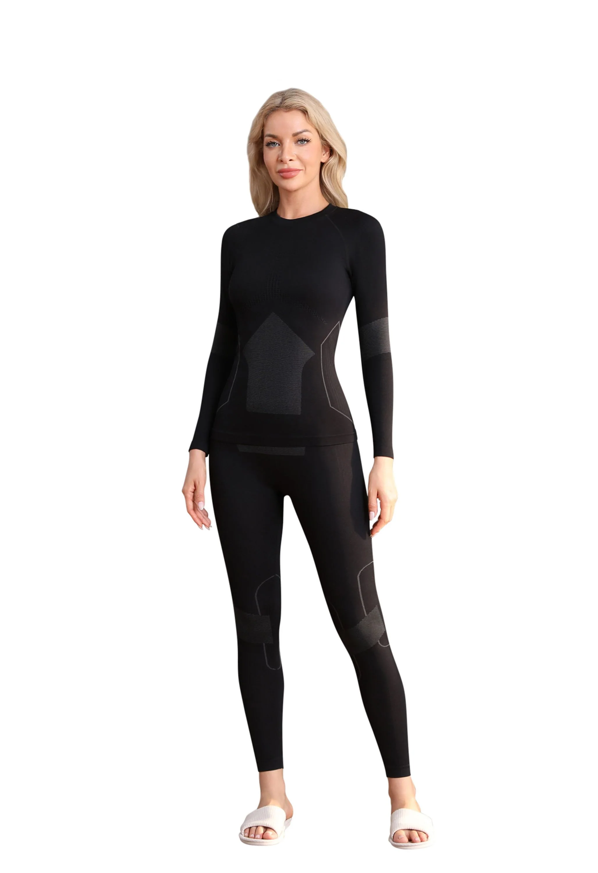Women Seamless Thermal Underwear Set - Image 11