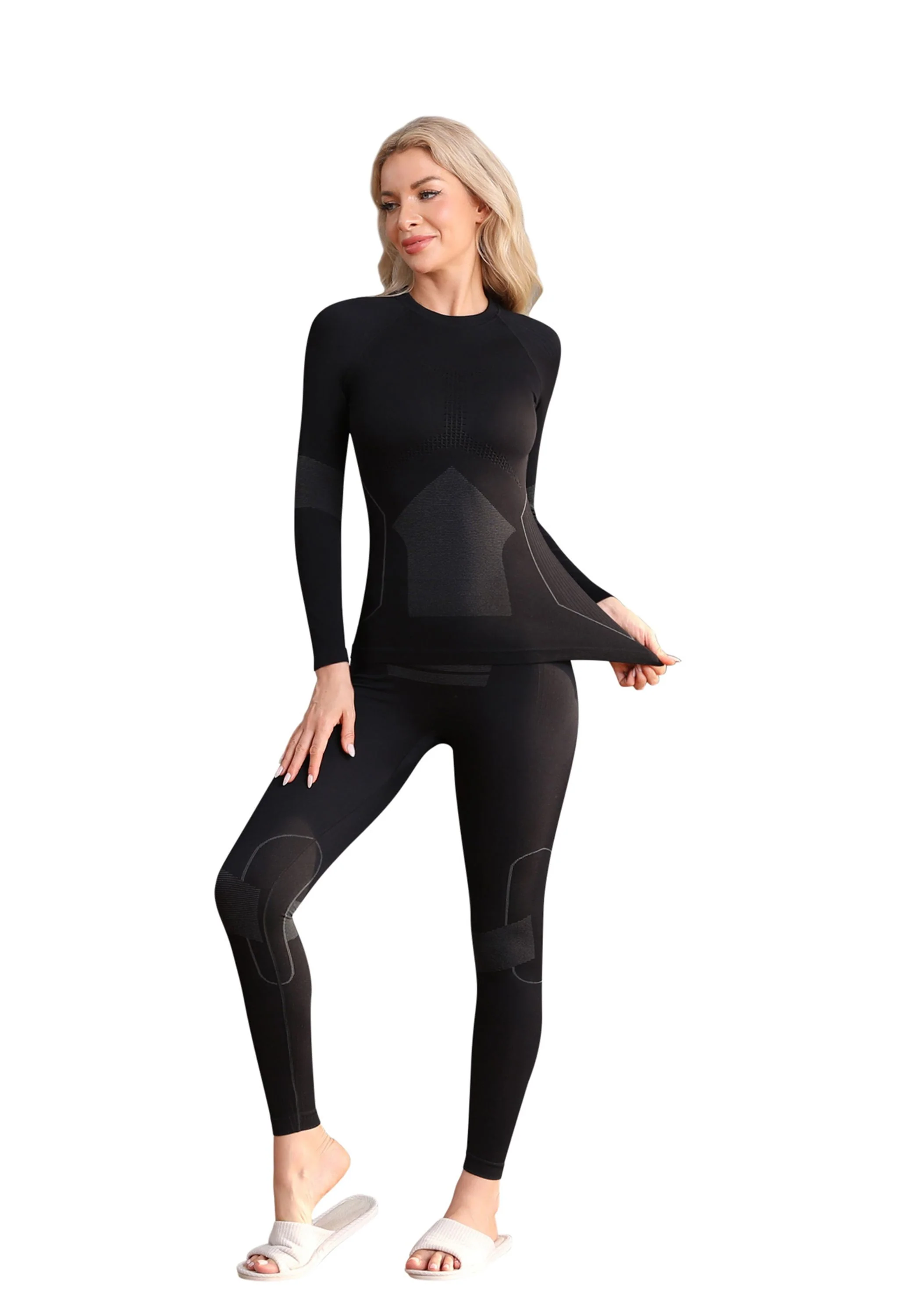 Women Seamless Thermal Underwear Set - Image 12