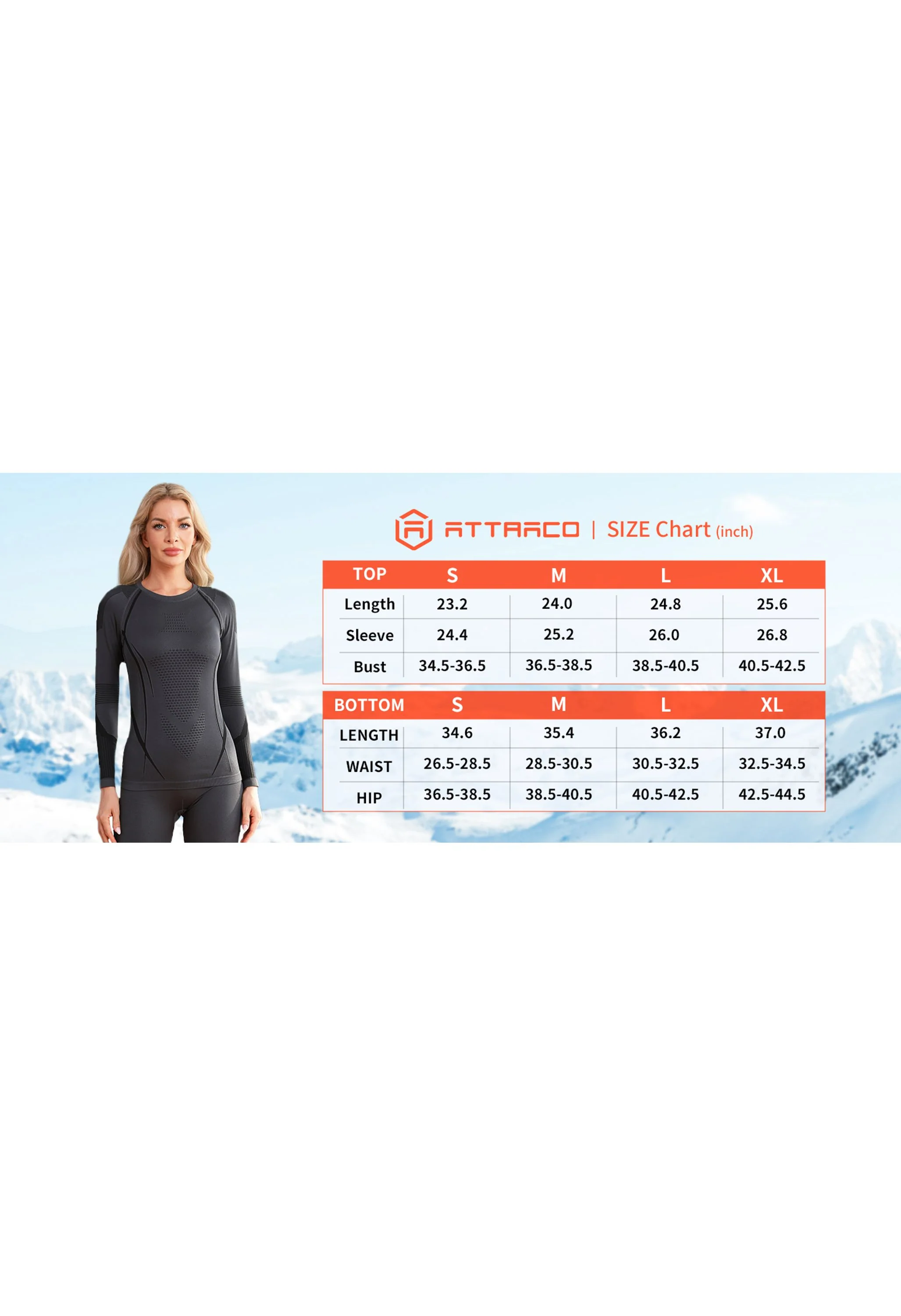 Women Seamless Thermal Underwear Set, Round Neck Compression Base Layer Top & Bottom with Contrast Stitching, Warm Functional Thermal Wear for Winter Cold Weather - Image 12