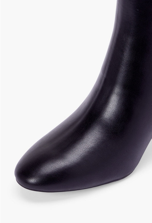 Amelia Block Heeled Bootie - Image 4
