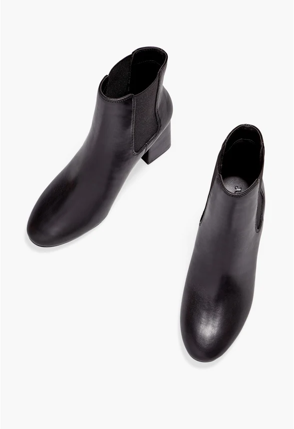 Amelia Block Heeled Bootie - Image 6