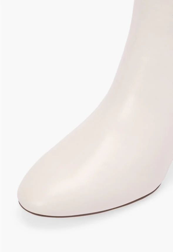 Amelia Block Heeled Bootie - Image 4