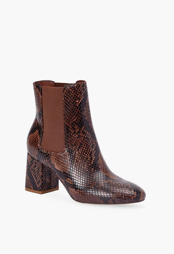 Amelia Block Heeled Bootie - Image 2