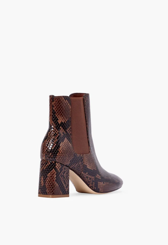 Amelia Block Heeled Bootie - Image 3