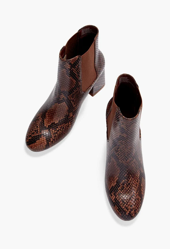 Amelia Block Heeled Bootie - Image 6