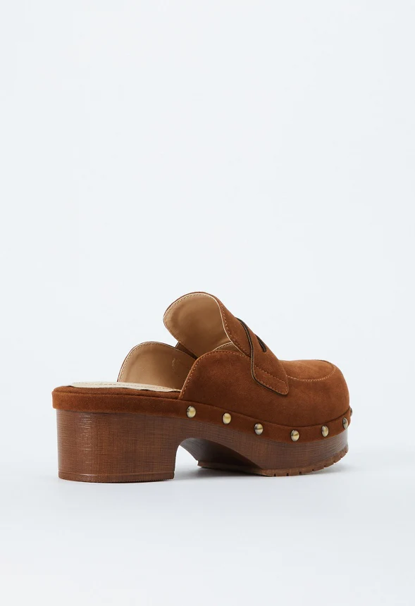 Amelia Block Heeled Mule - Image 3