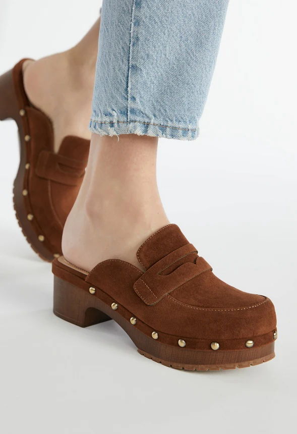 Amelia Block Heeled Mule - Image 7