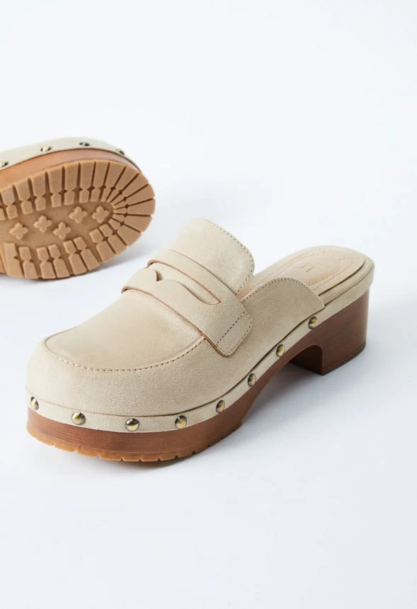 Amelia Block Heeled Mule - Image 2