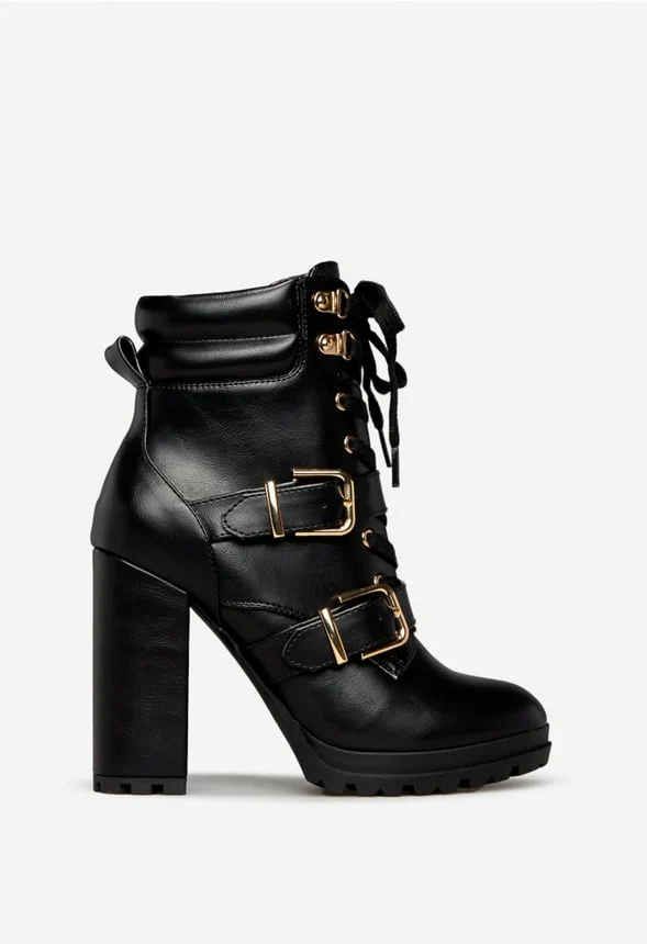 Analisa Block Heeled Bootie - Image 3