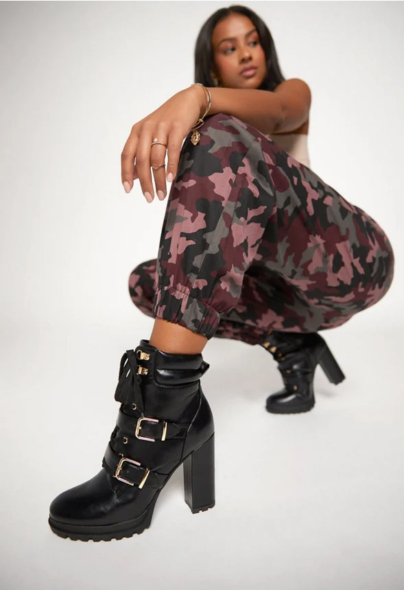 Analisa Block Heeled Bootie - Image 5