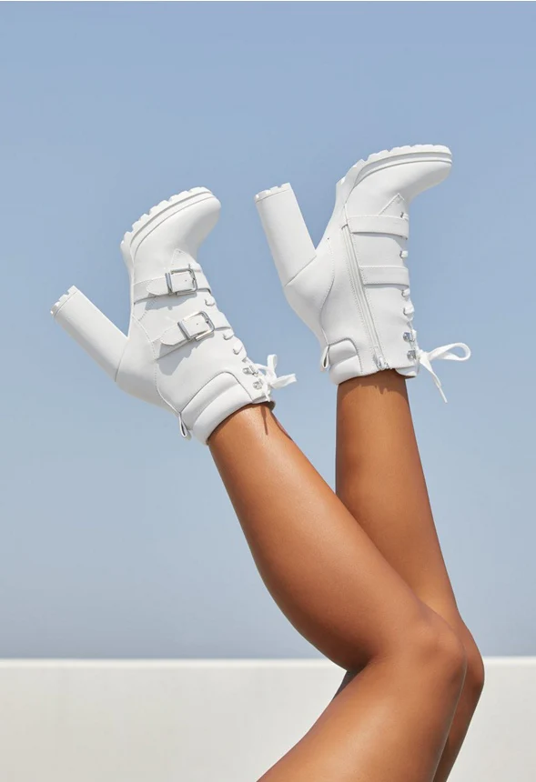 Analisa Block Heeled Bootie - Image 2