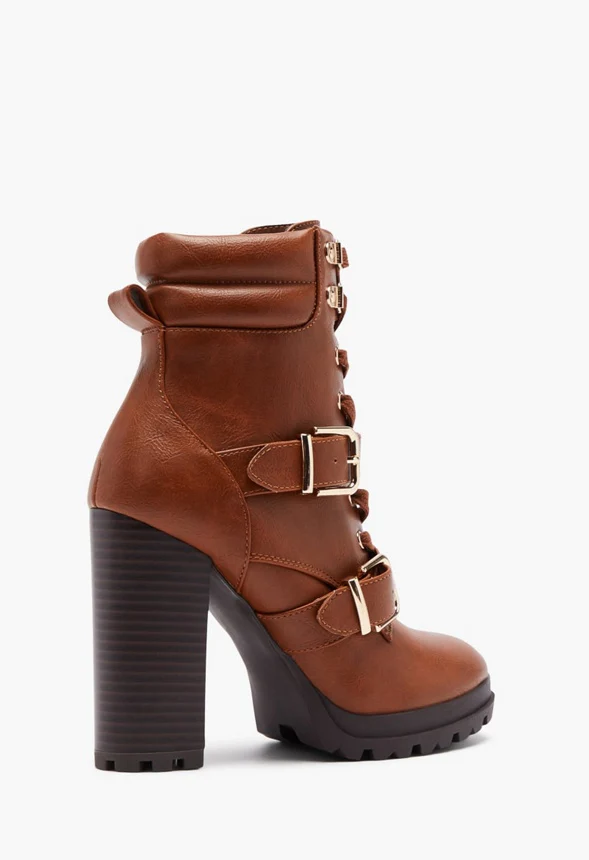 Analisa Block Heeled Bootie - Image 4