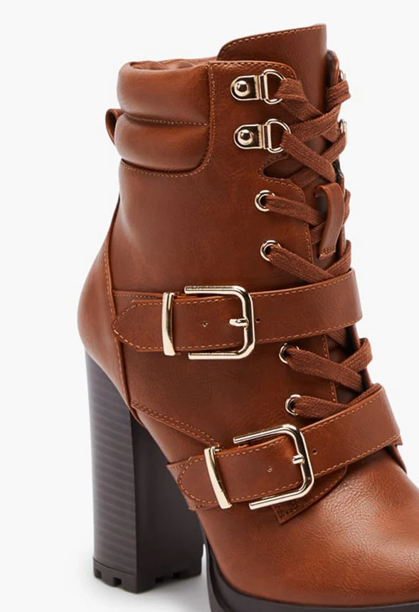 Analisa Block Heeled Bootie - Image 5