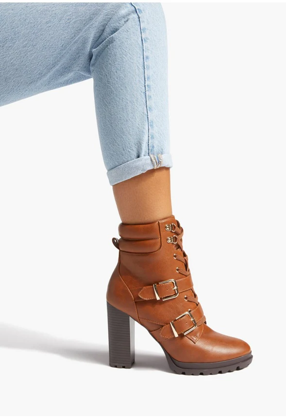 Analisa Block Heeled Bootie - Image 6