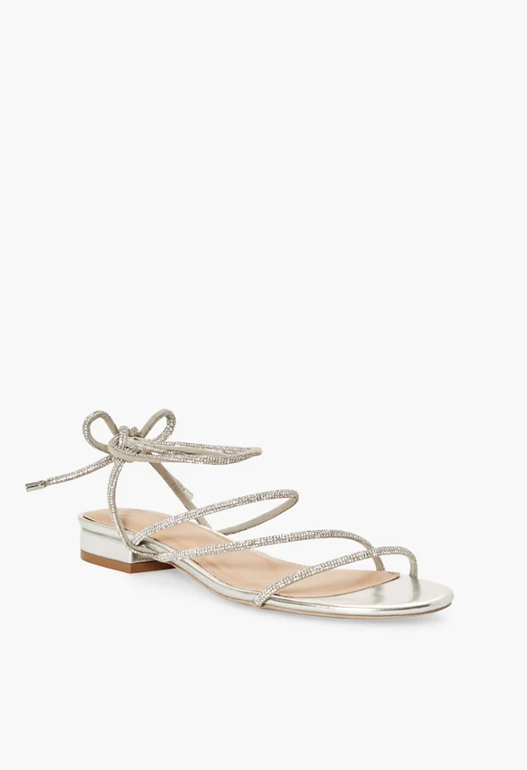 Angela Wrap Flat Sandal - Image 6