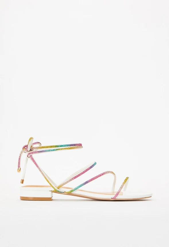 Angela Wrap Flat Sandal - Image 4