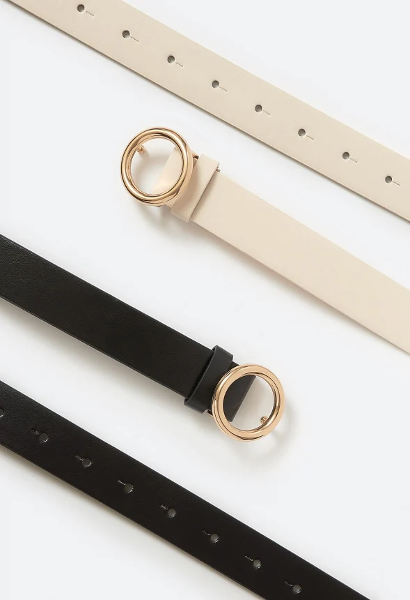 Anika 2-Pack Belt With Metal Ring Buckle - Image 3