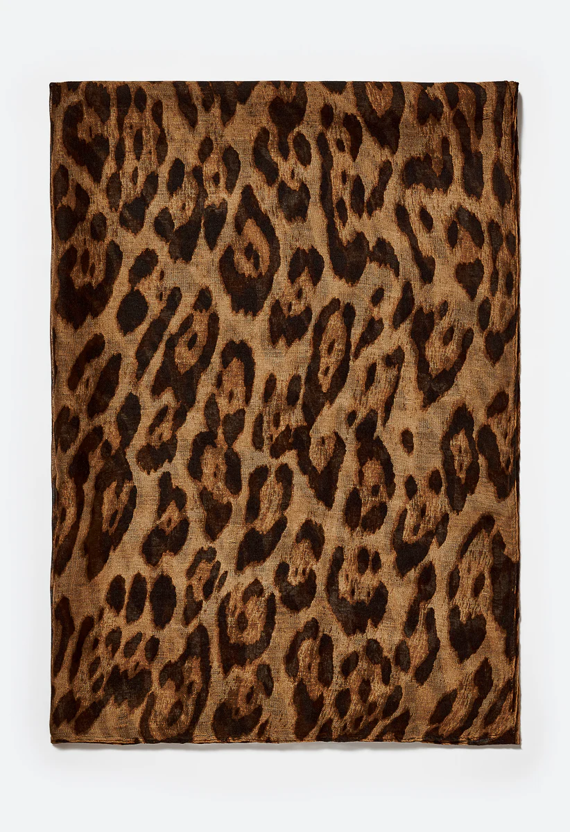 Animal Design Woven Scarf - Image 4