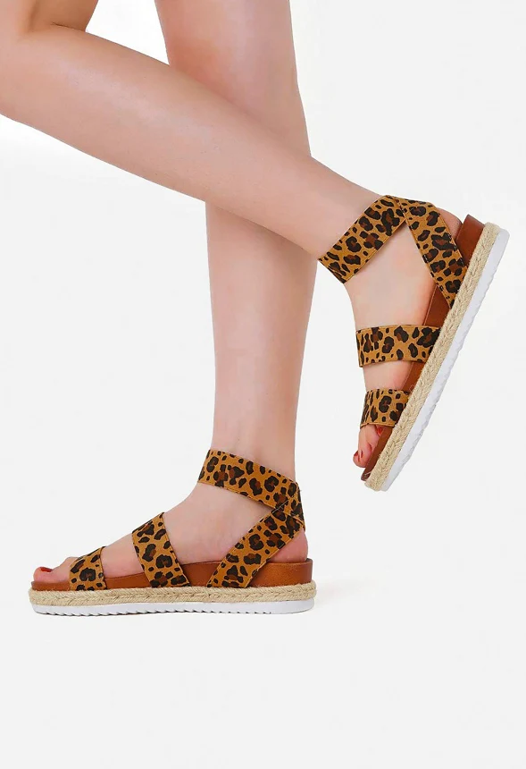 Ankle Strap Espadrille Platform Wedge - Image 2