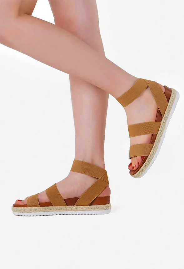 Ankle Strap Espadrille Platform Wedge - Image 2
