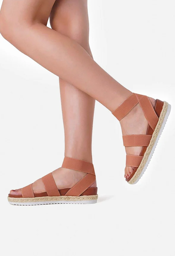 Ankle Strap Espadrille Platform Wedge - Image 2
