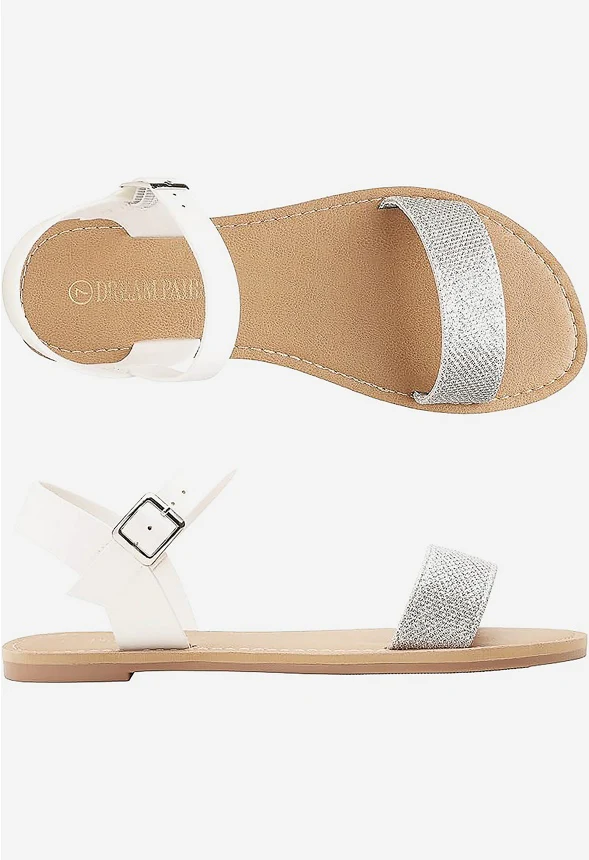 Ankle Strap Open Toe Flat Sandal - Image 3