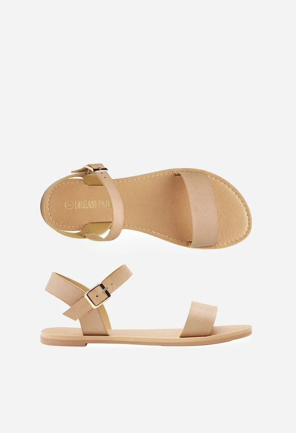 Ankle Strap Open Toe Flat Sandal - Image 4